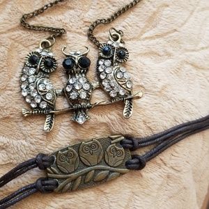 🦉OWL NECKLACE AND BRACELET 🦉